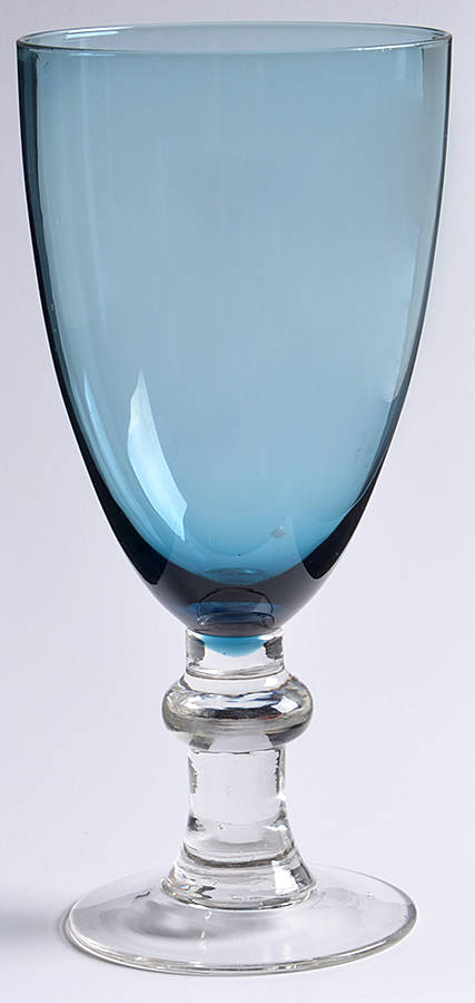 C1X1 Blue Water Goblet by Certified International-1