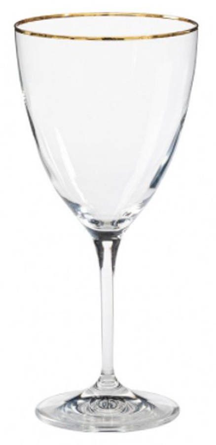 Sensa Gold Trim Water Goblet by Casafina-1