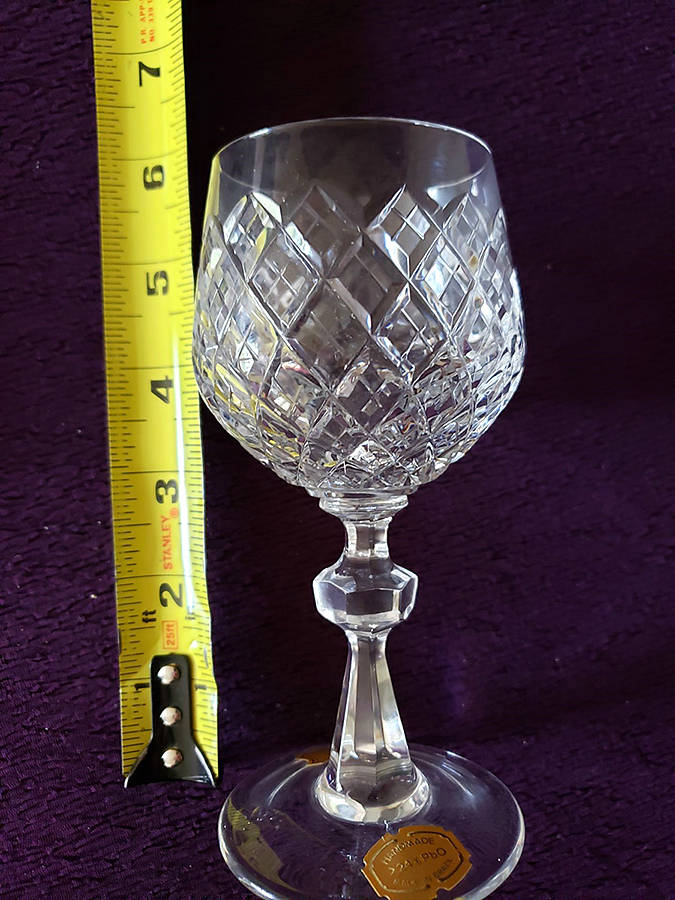 CIH4 Water Goblet by Cristais Hering-1