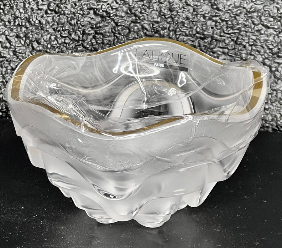 Vibration 4" Round Bowl by Lalique-1