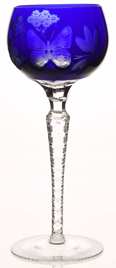 C7Z1 Cobalt Blue Water Goblet by Callisto Classic Crystal-1