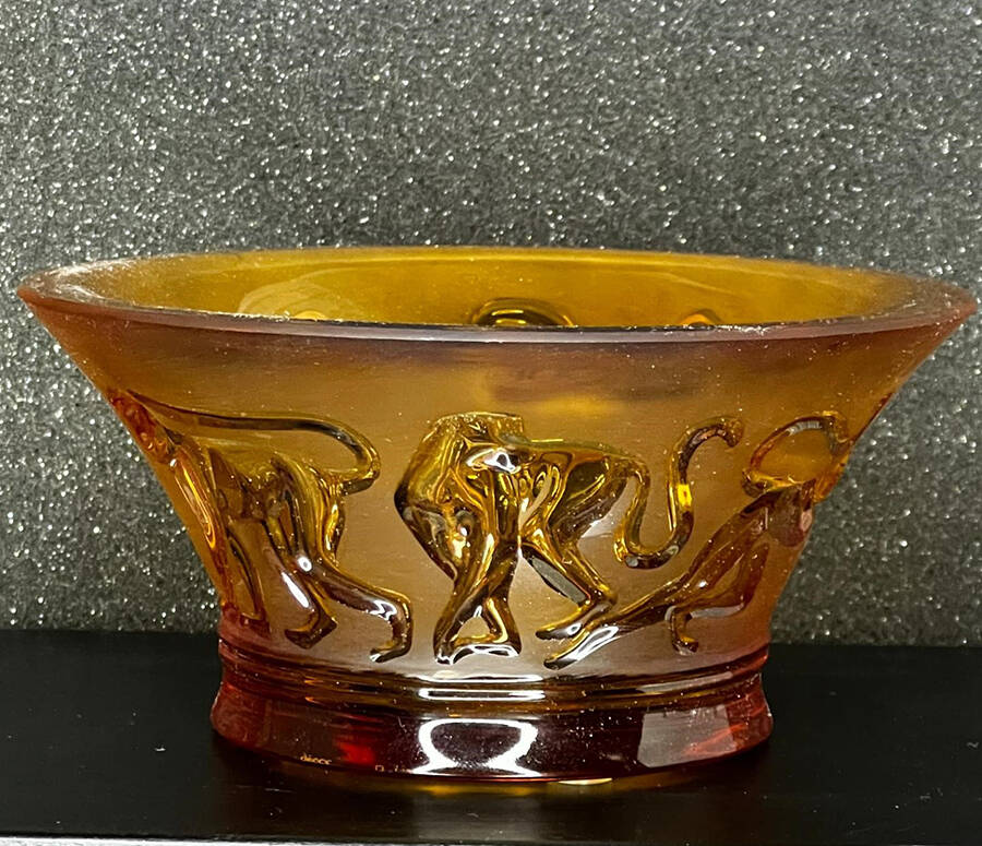 Monkey Votive Candleholder by Lalique-1