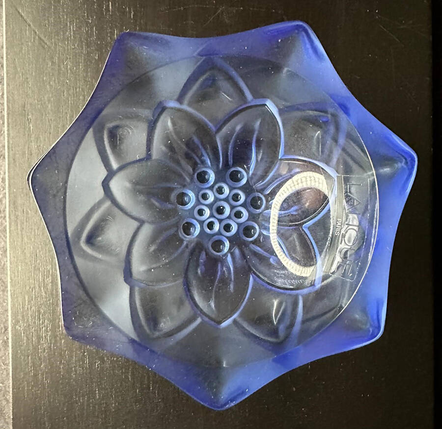 Nymphea 3" Round Bowl by Lalique-1