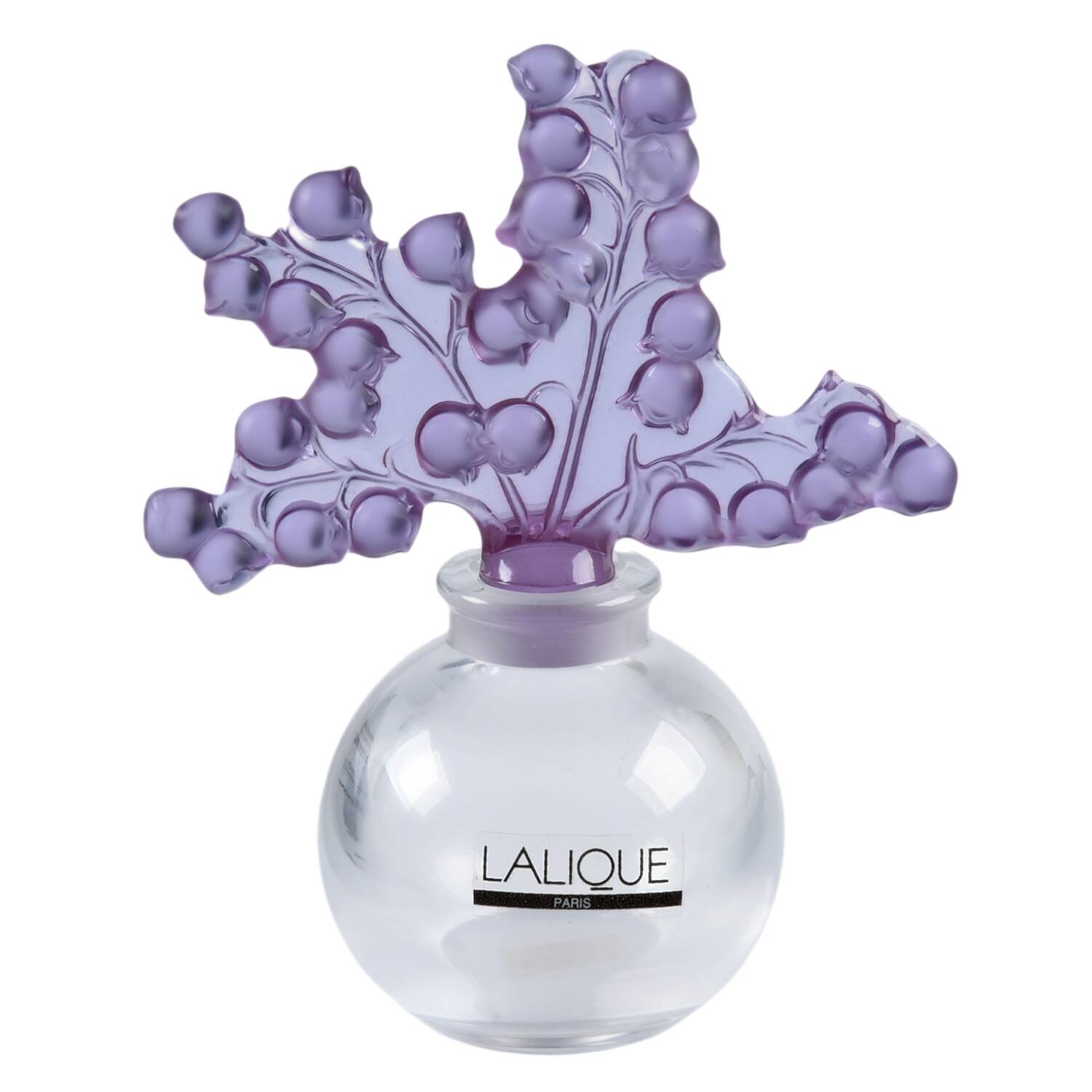 Crystal Lalique Perfume Bottles Clairefontaine Perfume Bottle & Stopper by Lalique-1