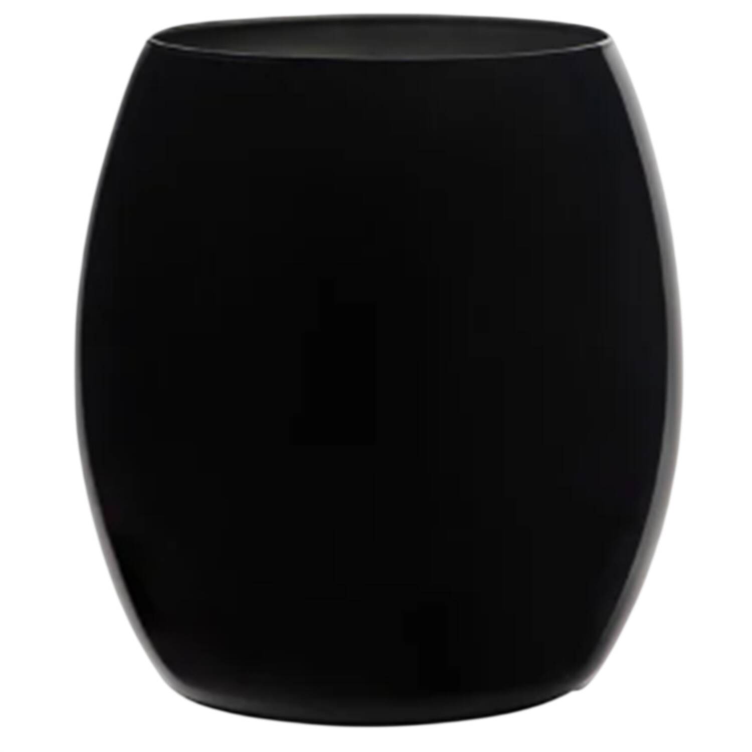 Les Nuages Gray Ombre 16 Oz Flat Tumbler by Caskata Crystal-1