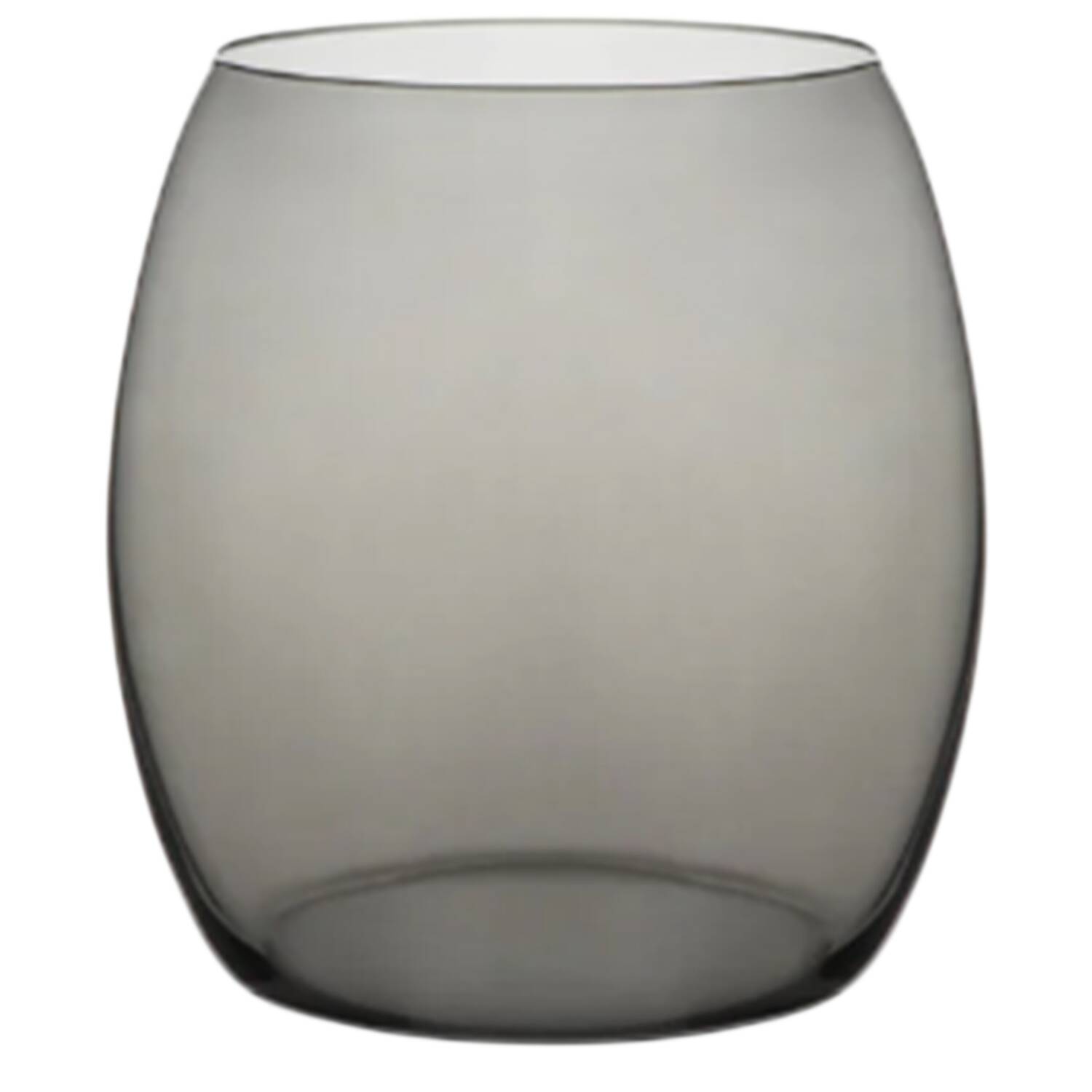 Les Nuages Gray Ombre 16 Oz Flat Tumbler by Caskata Crystal-1