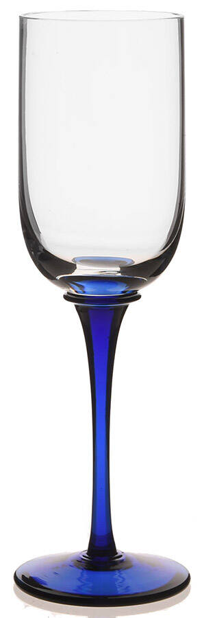 Bistro Blue (Clear Bowl, Cobalt Blue Stem) White Wine by Dansk-1