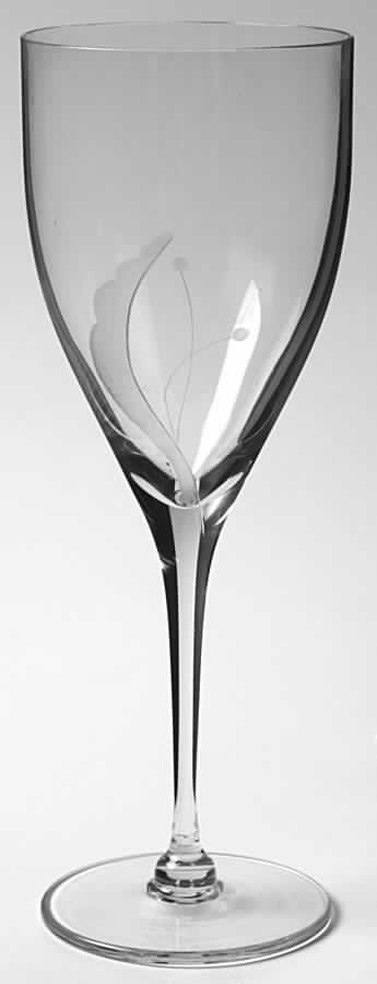 Flora Clear Water Goblet by Dansk-1