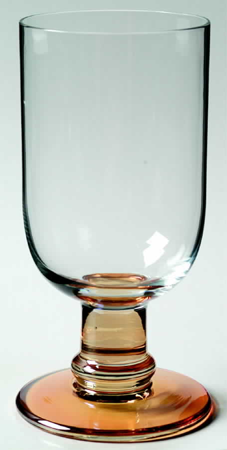 Genna Amber Water Goblet by Dansk-1