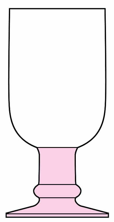 Genna Pink Water Goblet by Dansk-1