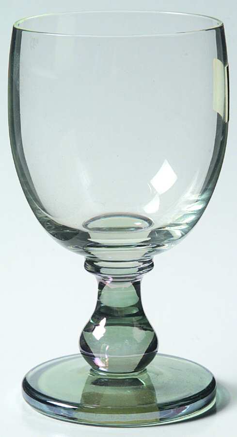 Hanna Green (Clear Bowl, Green Stem) Wine Glass by Dansk-1