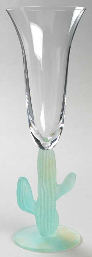 Cactus Fluted Champagne by Daum-1