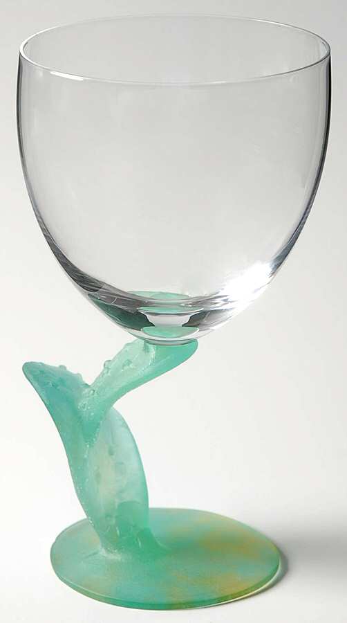 Cactus Water Goblet by Daum-1