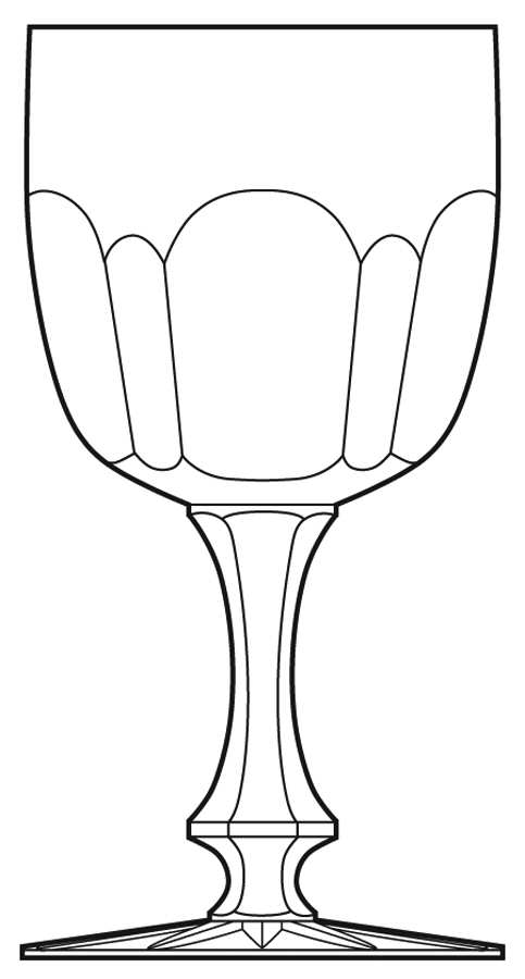 Chinon Water Goblet by Daum-1