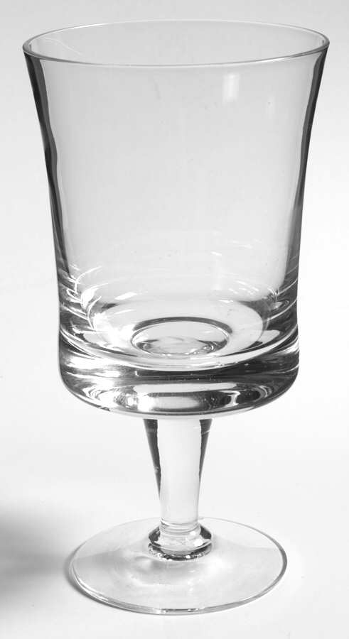 Arabesque Clear Water Goblet by Denby-1