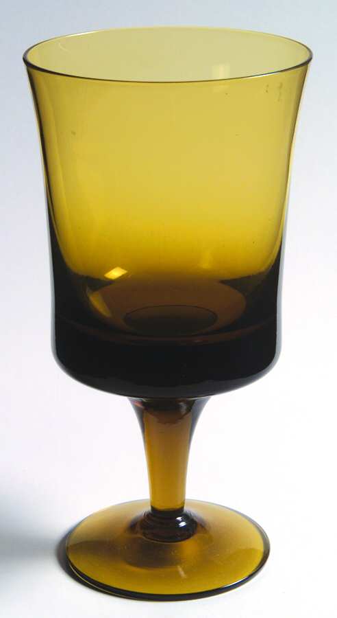 Arabesque Brown Water Goblet by Denby-1