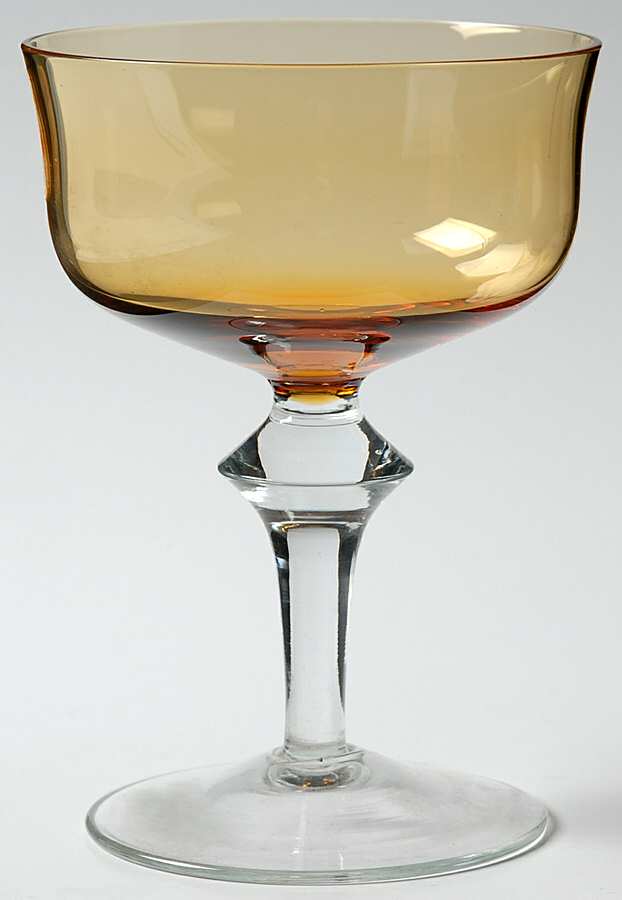 Aurora Amber Champagne/Tall Sherbet by Denby-1