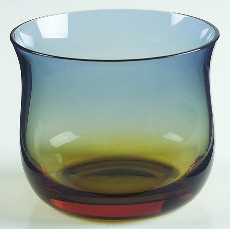 Aurora Amber and Blue Double Old Fashioned by Denby-1
