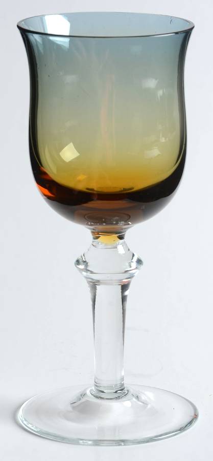 Aurora Amber and Blue Cordial Glass by Denby-1