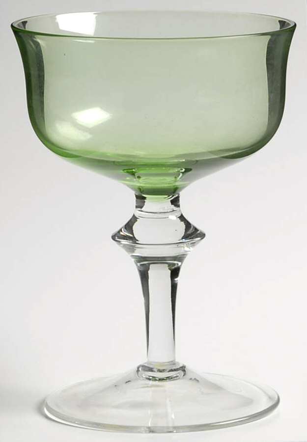 Aurora Winterberry Green Champagne/Tall Sherbet by Denby-1