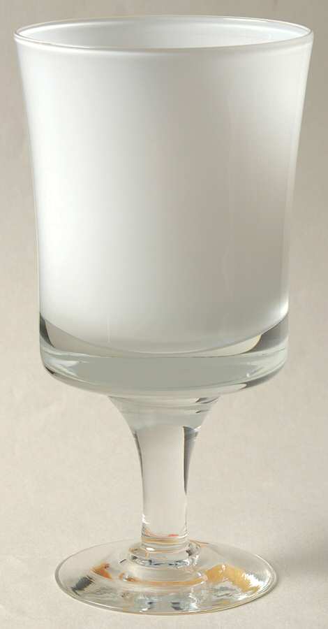 Mirage White Water Goblet by Denby-1