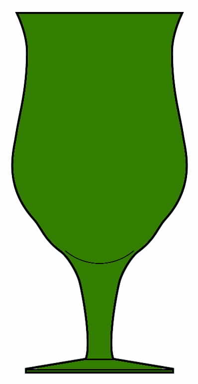 Olympia Green Water Goblet by Denby-1