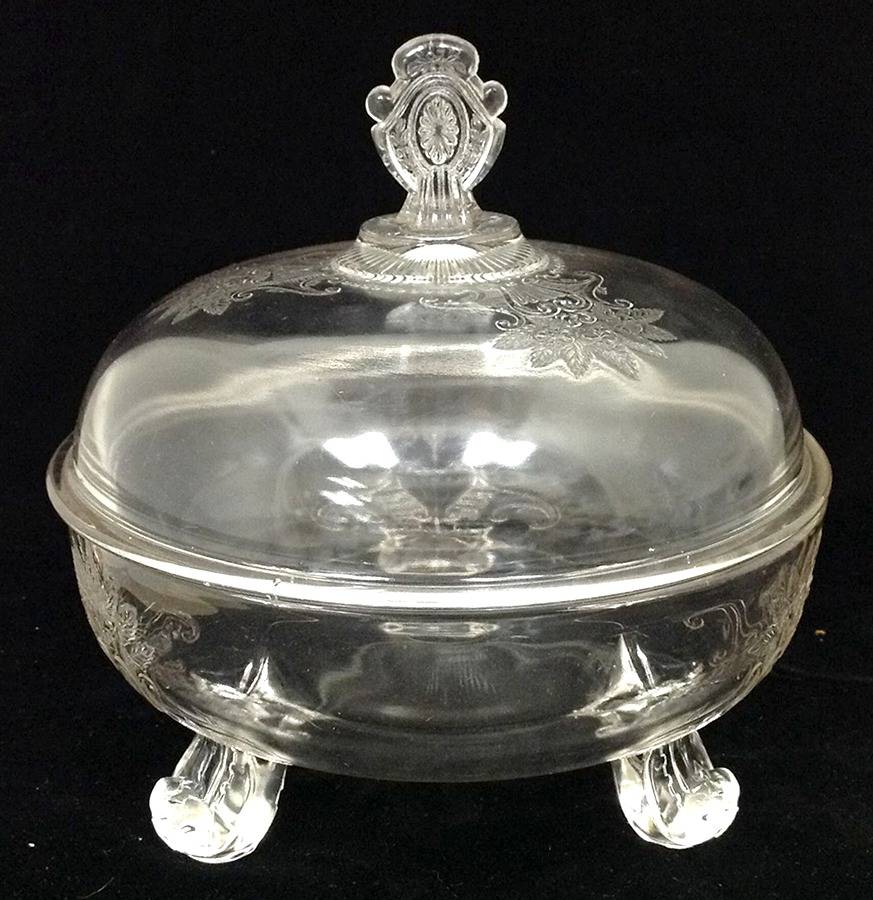 Water Lilly Compote & Lid by Dalzell, Gilmore, Leigh-1