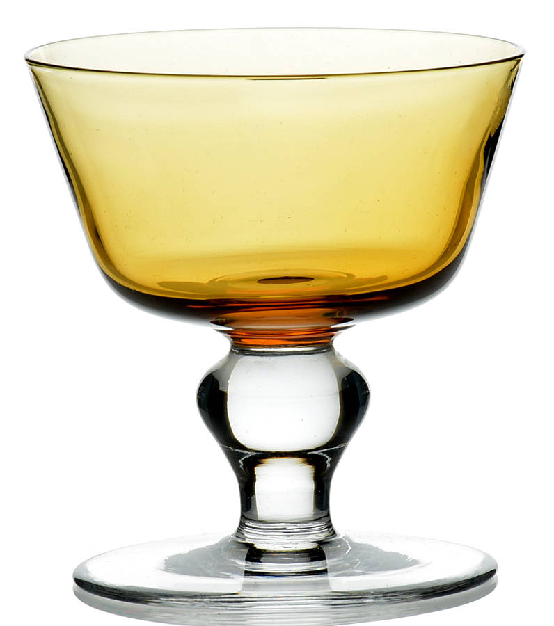 Royal Amber Champagne/Tall Sherbet by Doyen-1