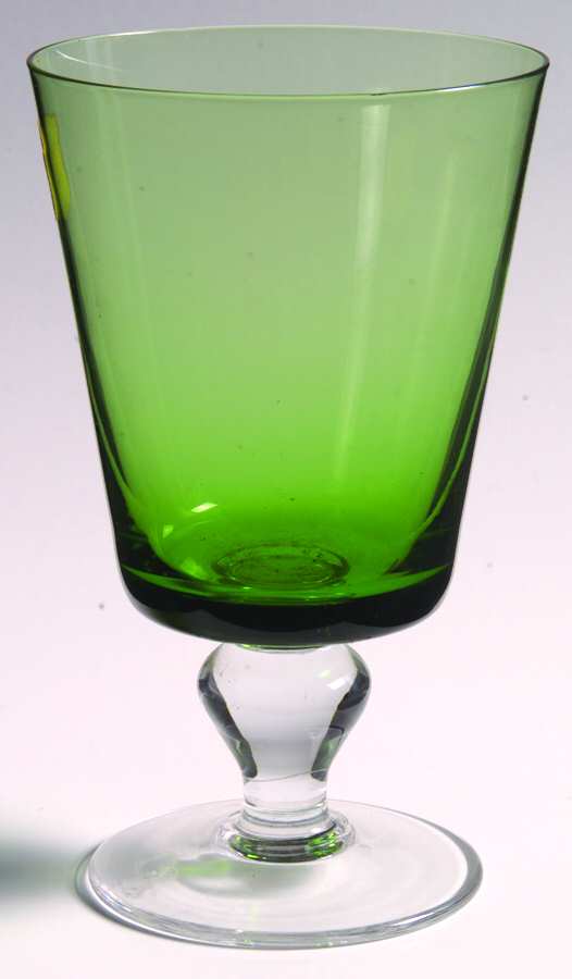 Royal Olive Green Water Goblet by Doyen-1
