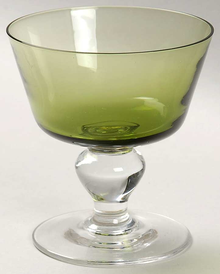 Royal Olive Green Low Sherbet by Doyen-1