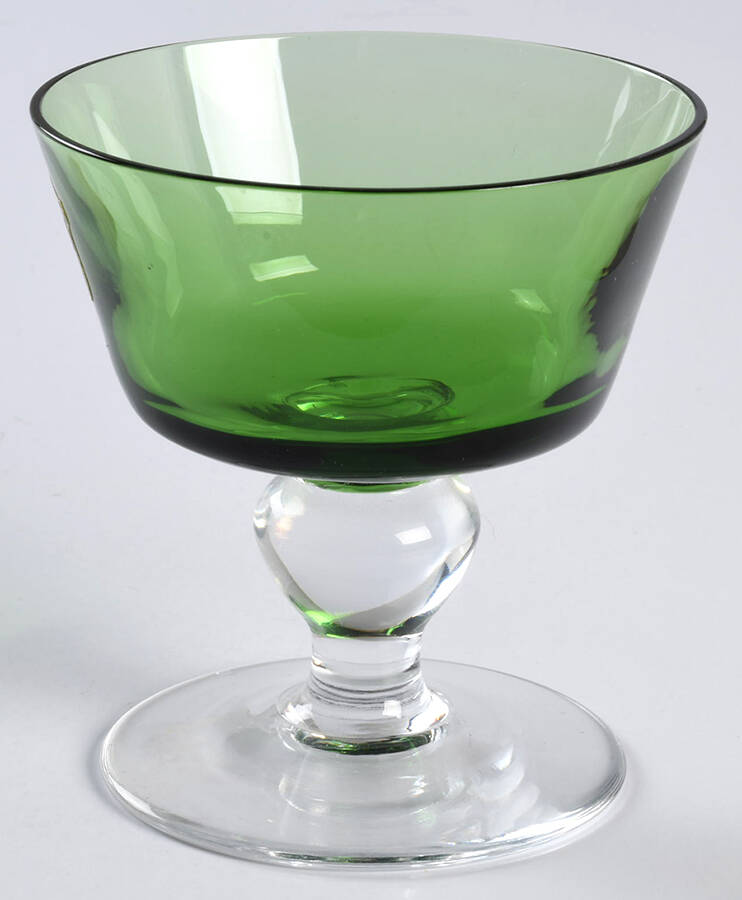 Royal Kelly Green (Emerald) Champagne/Tall Sherbet by Doyen-1
