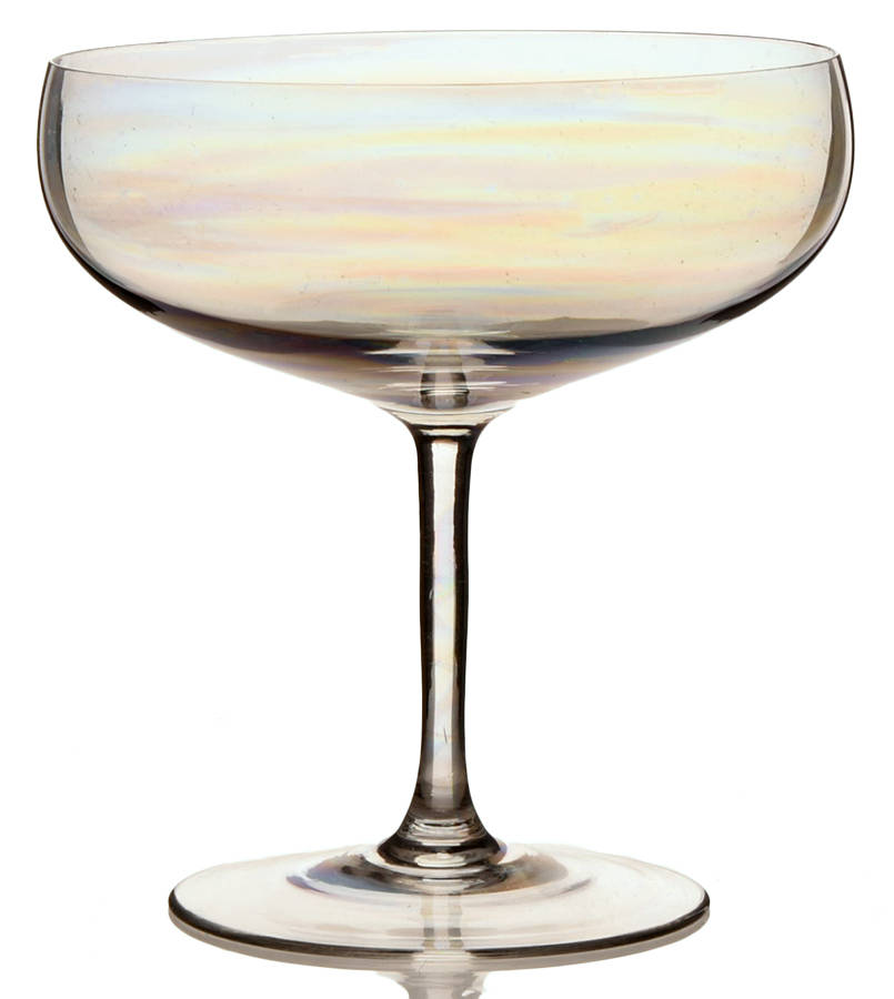 Bubble Clear (Iridescent) Champagne/Tall Sherbet by Dorothy Thorpe-1