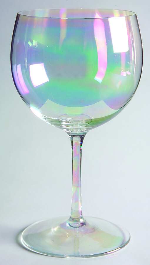 Bubble Clear (Iridescent) Wine Glass by Dorothy Thorpe-1