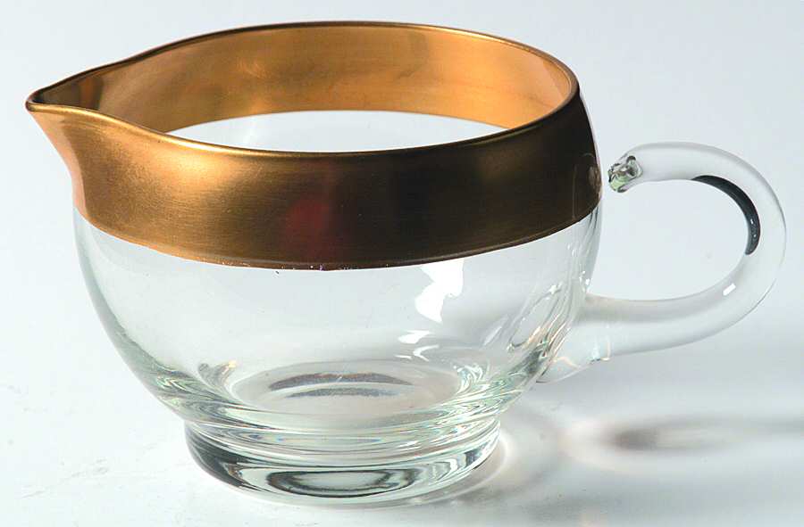 Golden Band Creamer by Dorothy Thorpe-1