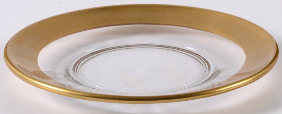 Golden Band Bread & Butter Plate by Dorothy Thorpe-1