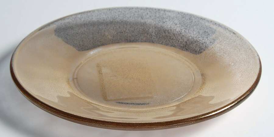 Gold Fleck Bread & Butter Plate by Dorothy Thorpe-1
