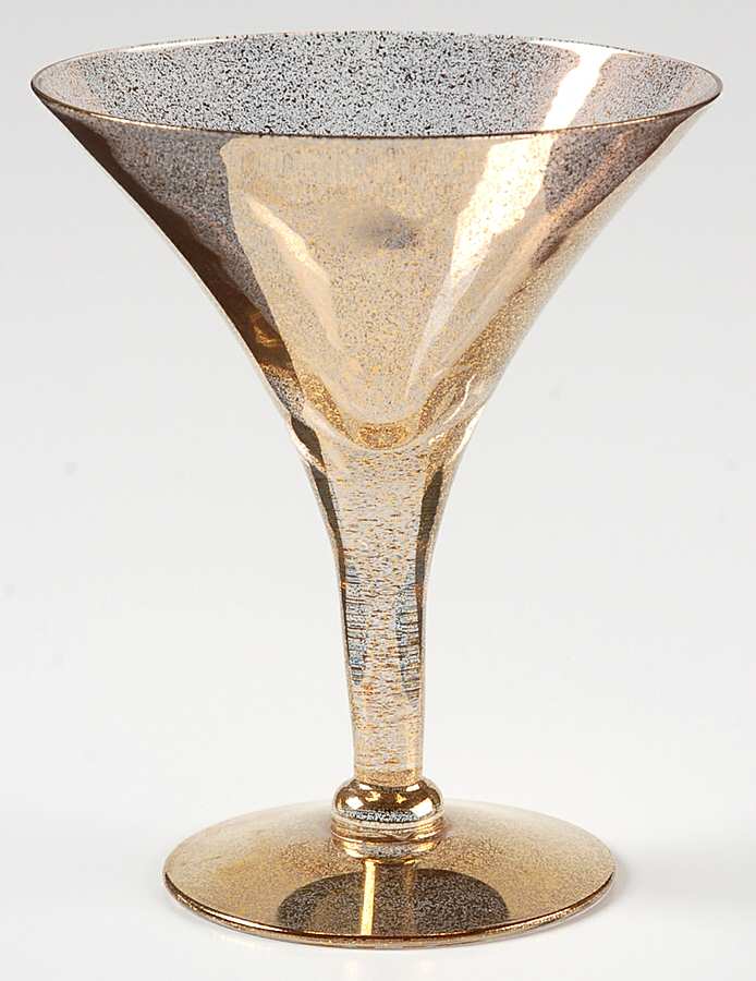 Gold Fleck Low Sherbet by Dorothy Thorpe-1