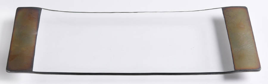Silver Band Hors d'Oeuvre Tray by Dorothy Thorpe-1
