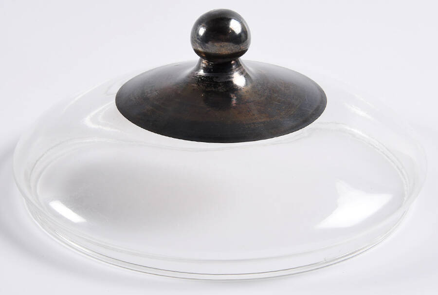 Silver Band Lid for Candy Dish by Dorothy Thorpe-1