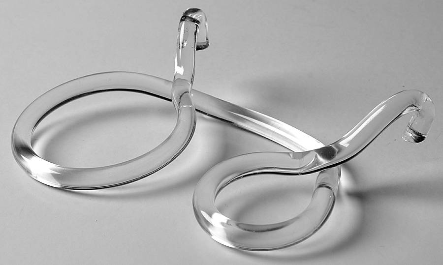 Silver Band Plastic Holder for Salad/Vegetable Set by Dorothy Thorpe-1