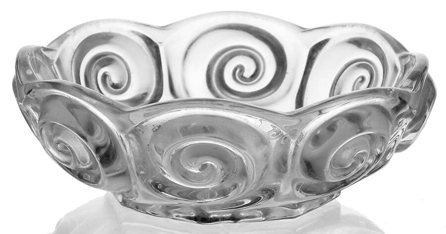 Snail Clear 4" Sauce Dish by Duncan & Miller-1