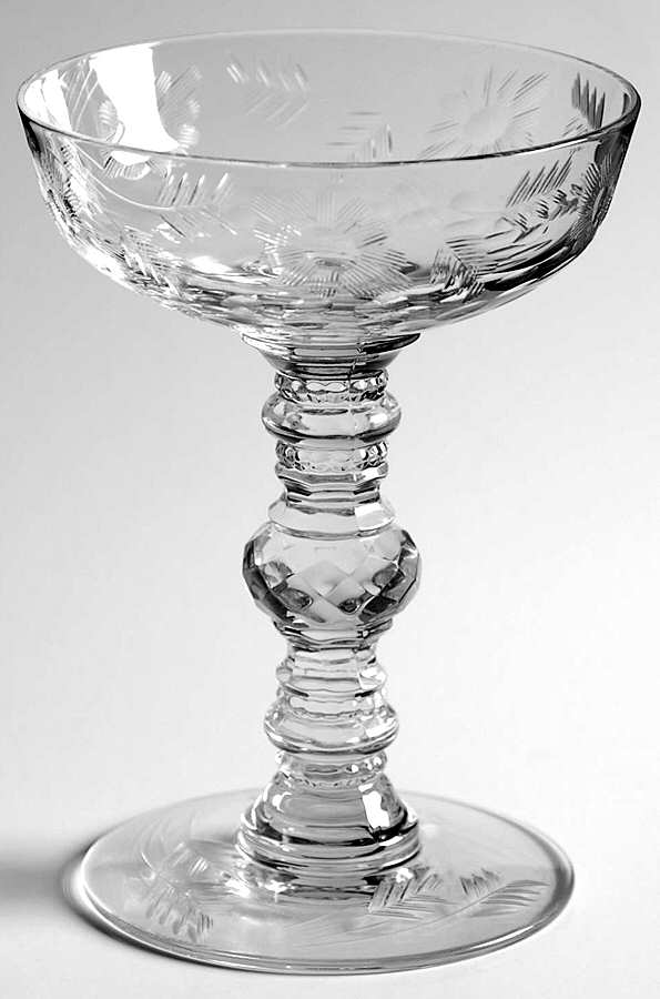 Alhambra Champagne/Tall Sherbet by Duncan & Miller-1