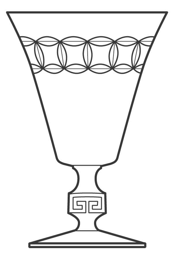 Athena Water Goblet by Duncan & Miller-1
