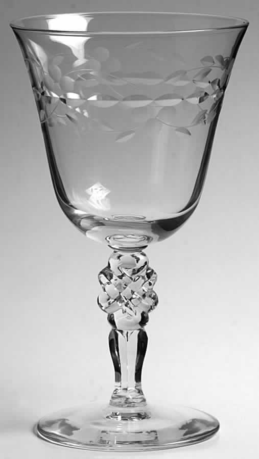 Belvedere (Cut) Water Goblet by Duncan & Miller-1