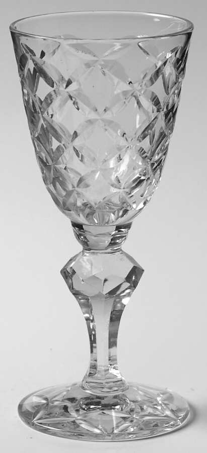 Bristol Diamond Wine Glass by Duncan & Miller-1