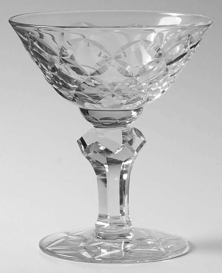Bristol Diamond Champagne/Tall Sherbet by Duncan & Miller-1