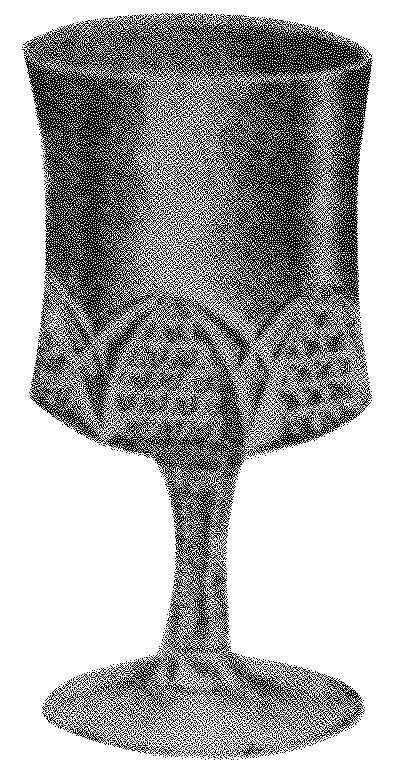 Button Arches Ruby Flashed Water Goblet by Duncan & Miller-1