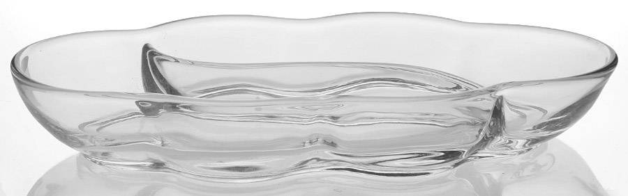 Canterbury (Heavy Pressed) Divided Pickle and Olive Dish by Duncan & Miller-1