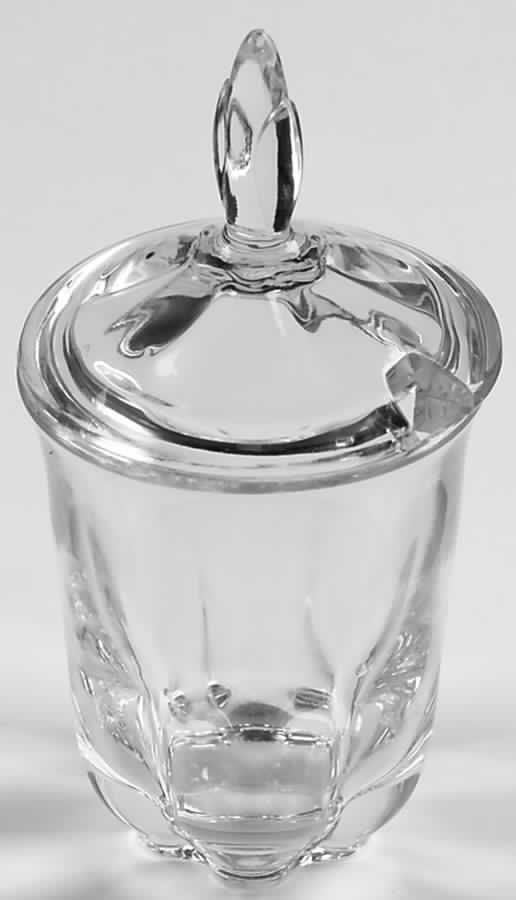 Canterbury (Heavy Pressed) Preserve & Lid by Duncan & Miller-1