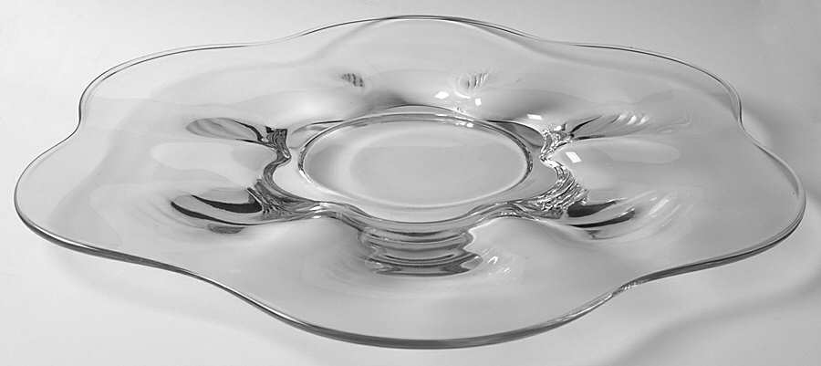 Canterbury (Heavy Pressed) Large Torte Plate by Duncan & Miller-1